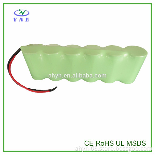 Nickel Metal hydride rechargeable battery SC 1500mAh 7.2 V